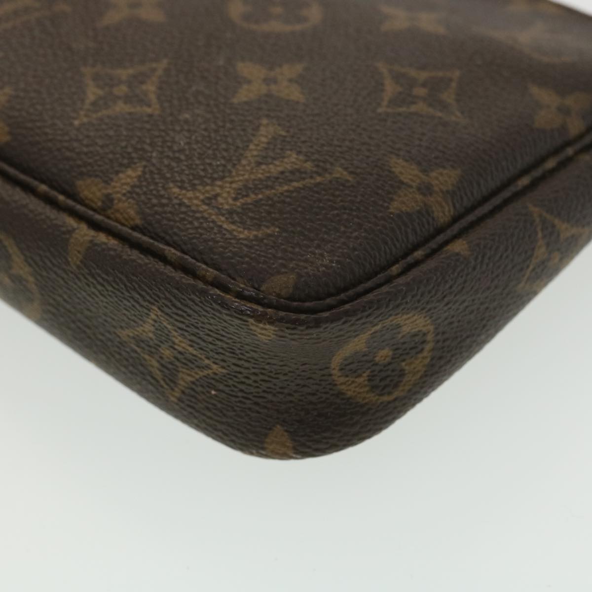 LOUIS VUITTON Monogram Pochette Accessoires Pouch M51980 LV Auth 38202