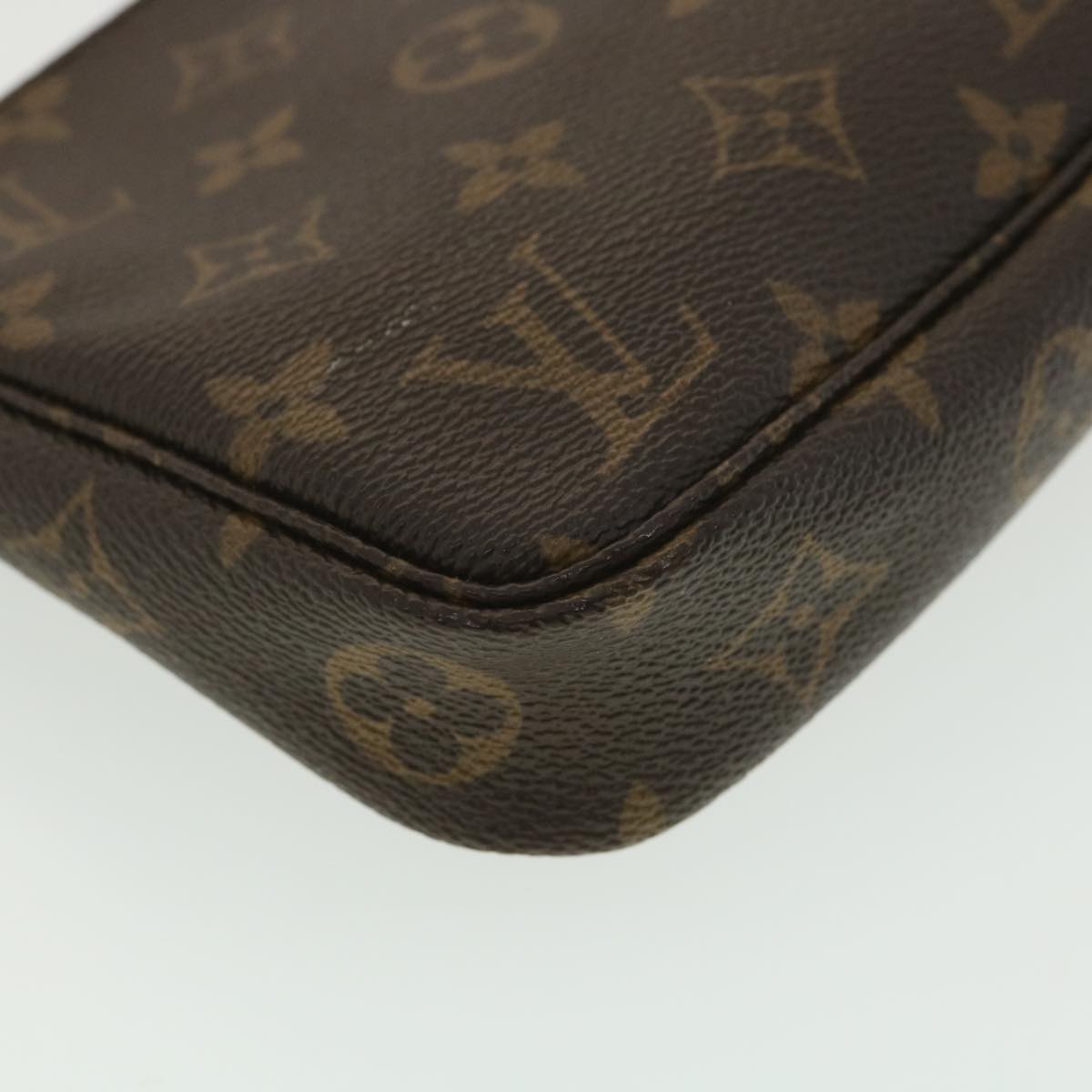 LOUIS VUITTON Monogram Pochette Accessoires Pouch M51980 LV Auth 38202