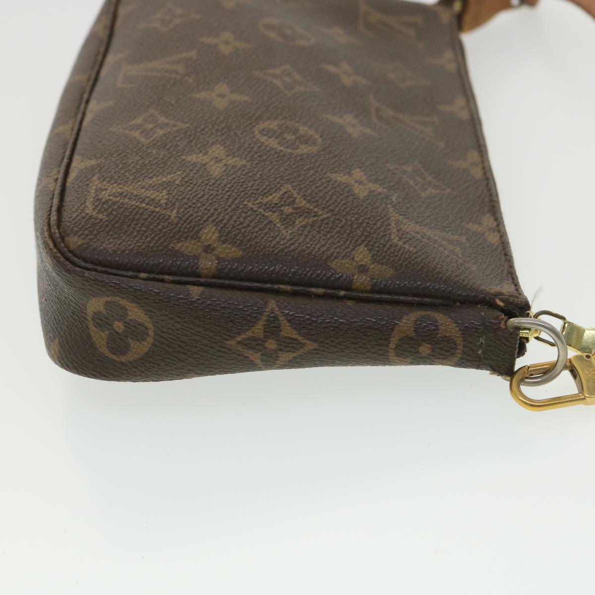 LOUIS VUITTON Monogram Pochette Accessoires Pouch M51980 LV Auth 38202