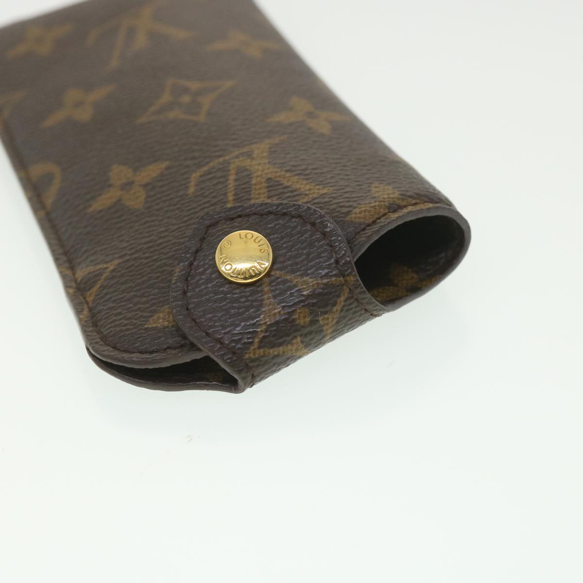 LOUIS VUITTON Monogram Etui Lunette PM Glasses Case M66545 LV Auth 38204