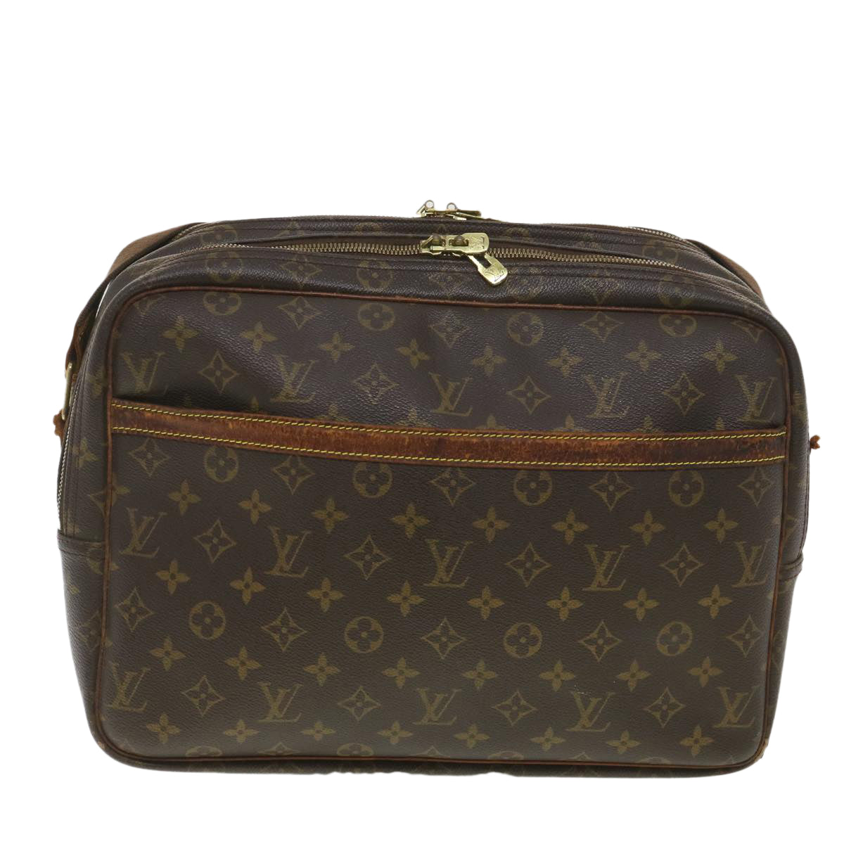 LOUIS VUITTON Monogram Reporter GM Shoulder Bag M45252 LV Auth 38208