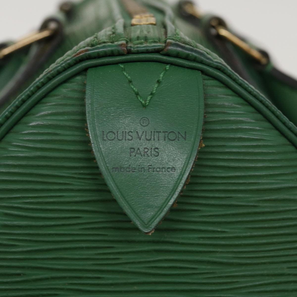 LOUIS VUITTON Epi Speedy 25 Hand Bag Borneo Green M43014 LV Auth 38211