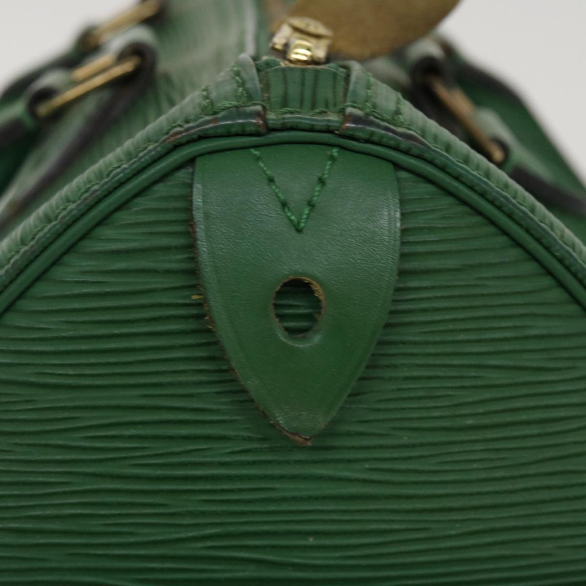 LOUIS VUITTON Epi Speedy 25 Hand Bag Borneo Green M43014 LV Auth 38211