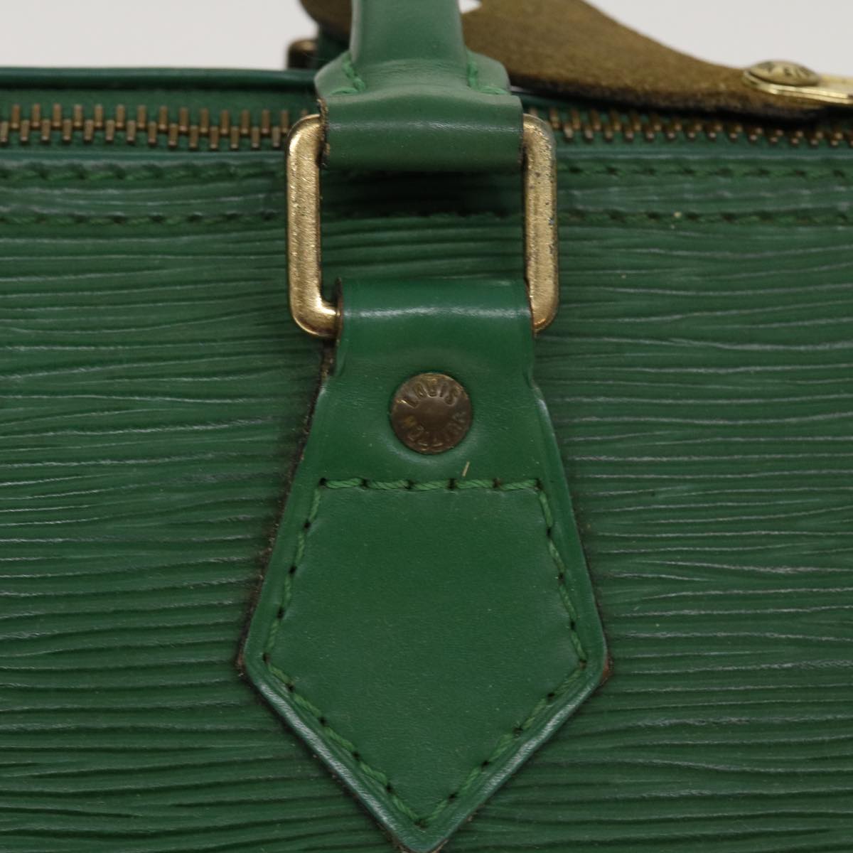 LOUIS VUITTON Epi Speedy 25 Hand Bag Borneo Green M43014 LV Auth 38211