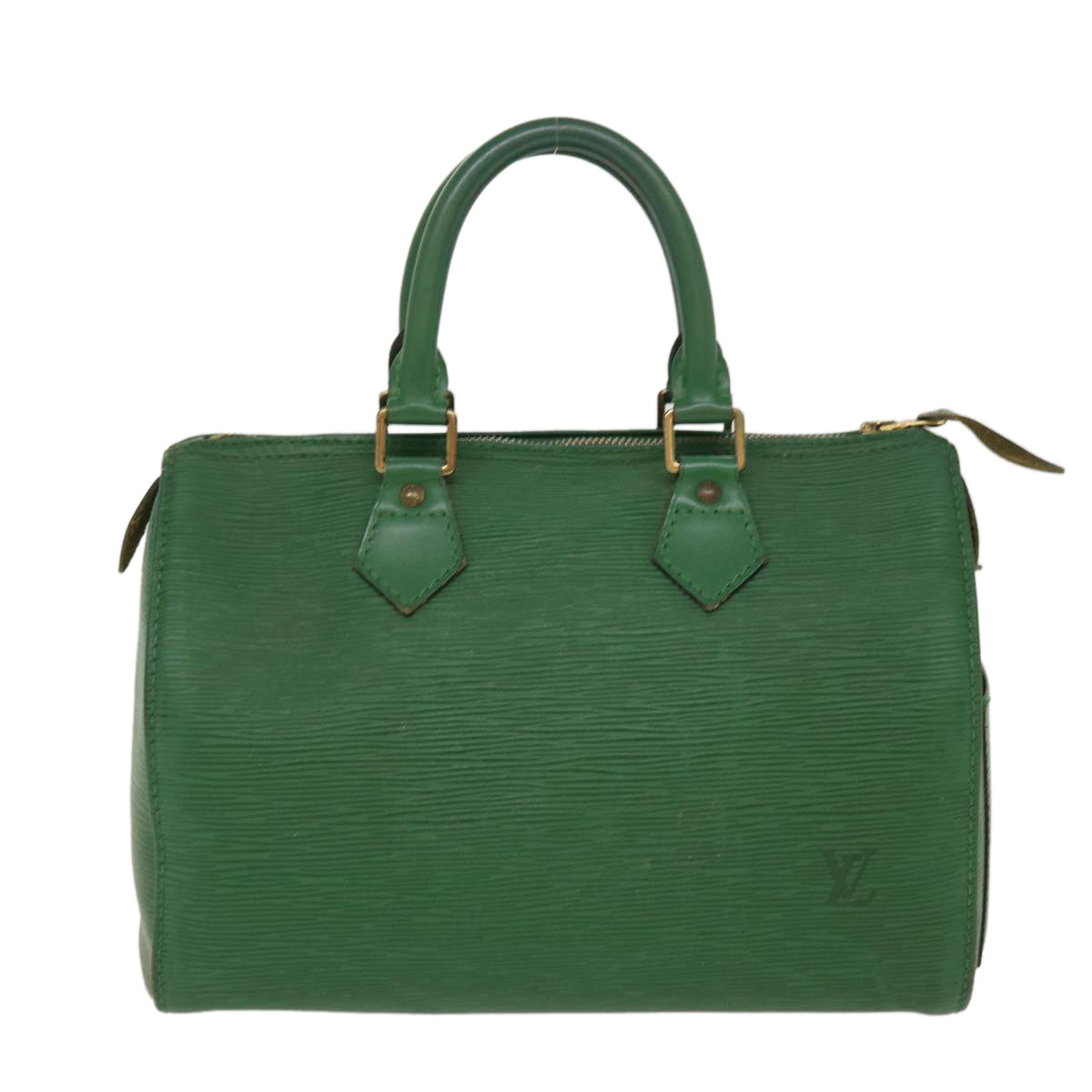 LOUIS VUITTON Epi Speedy 25 Hand Bag Borneo Green M43014 LV Auth 38211