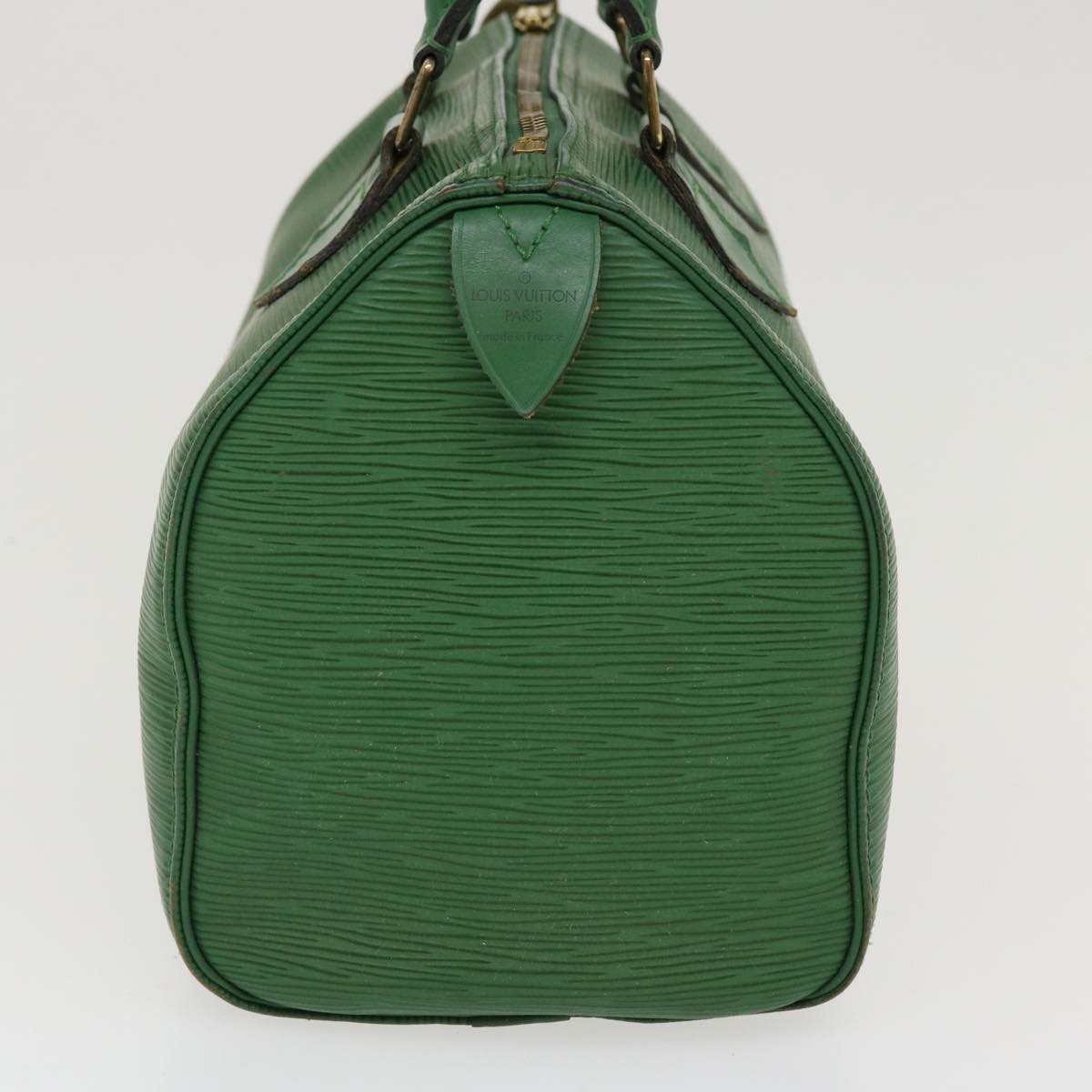 LOUIS VUITTON Epi Speedy 25 Hand Bag Borneo Green M43014 LV Auth 38211