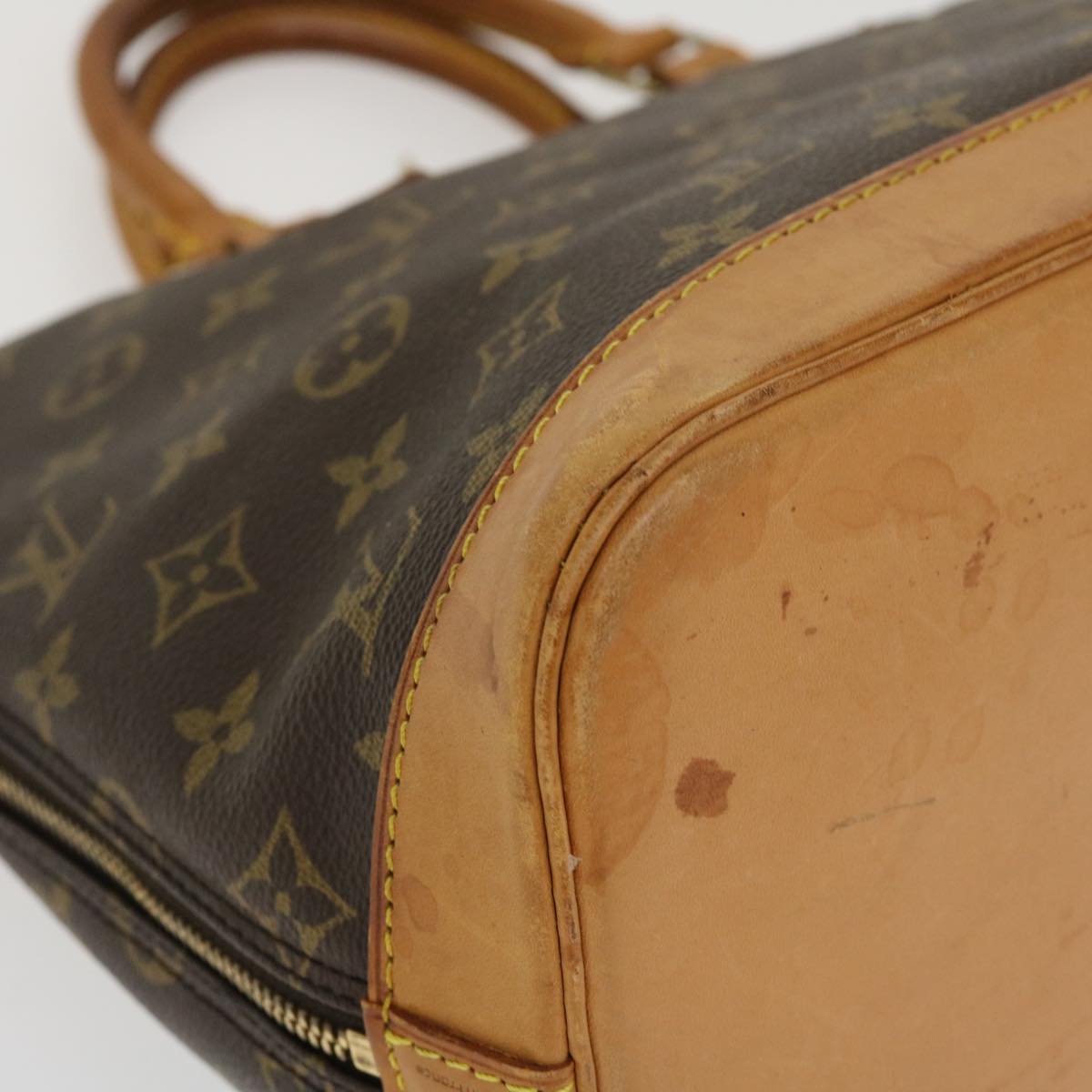 LOUIS VUITTON Monogram Alma Hand Bag M51130 LV Auth 38219