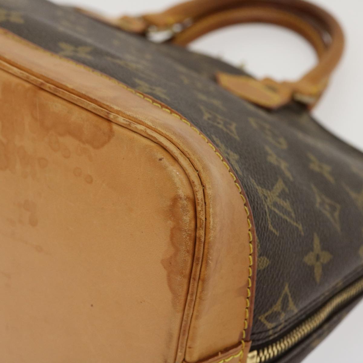 LOUIS VUITTON Monogram Alma Hand Bag M51130 LV Auth 38219