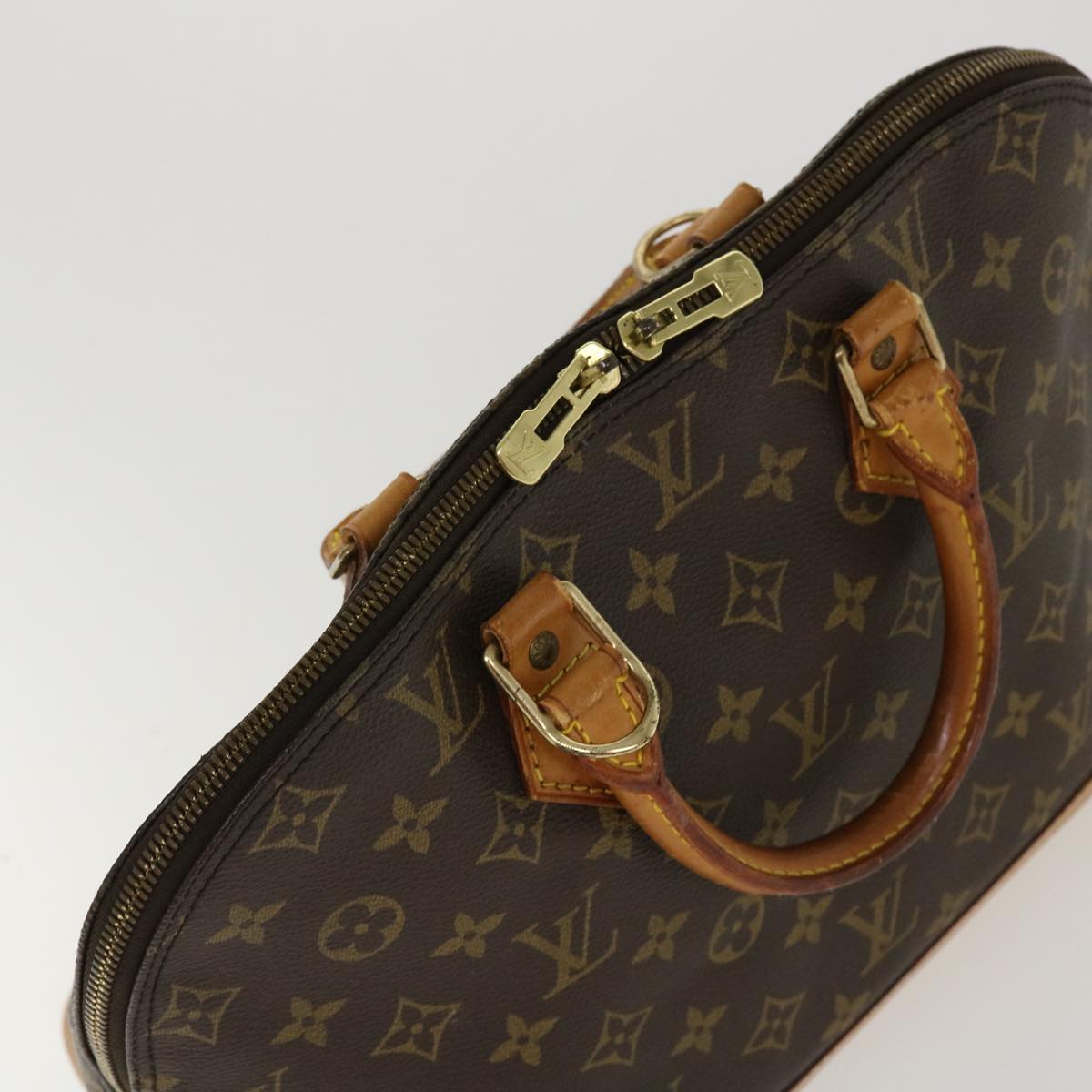 LOUIS VUITTON Monogram Alma Hand Bag M51130 LV Auth 38219