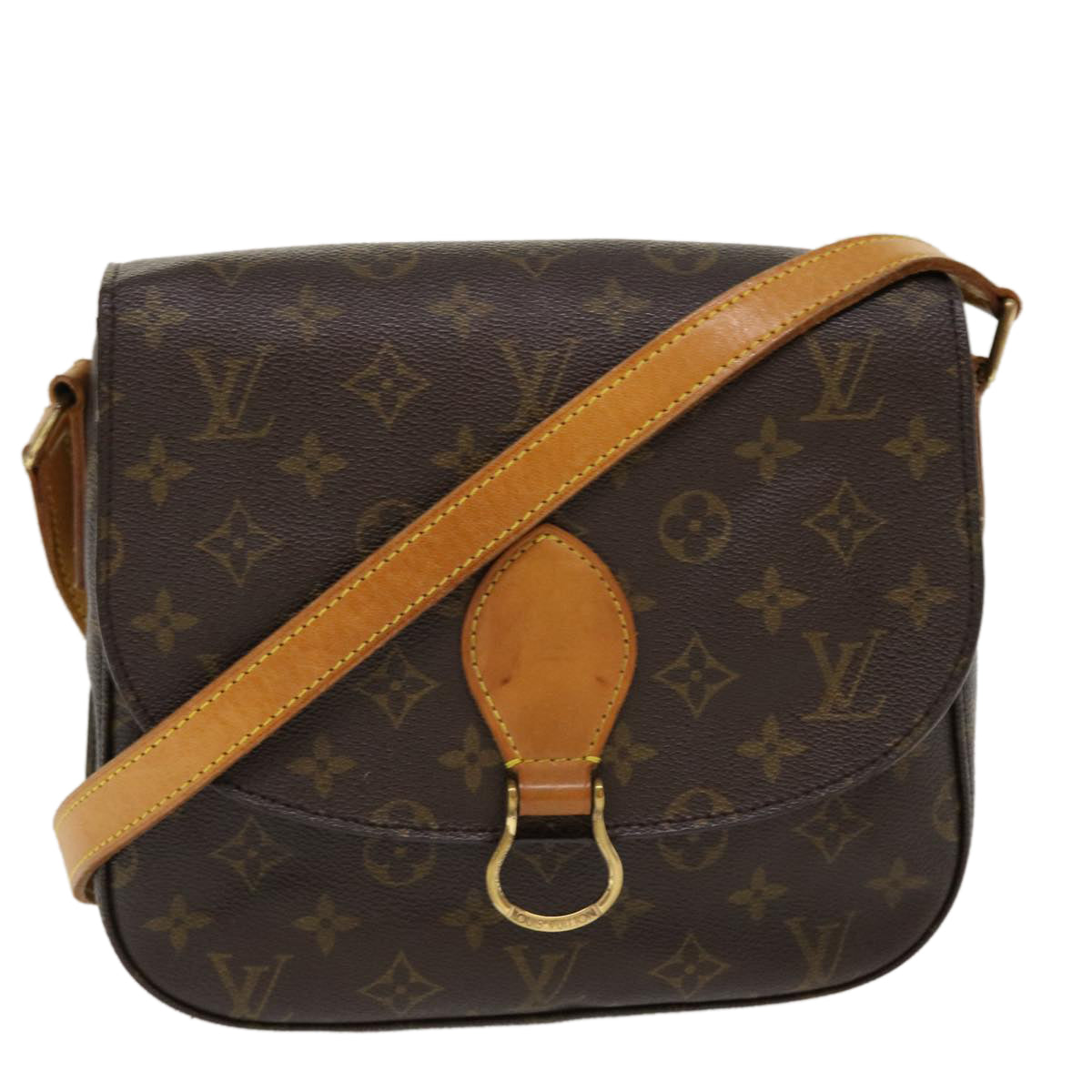 LOUIS VUITTON Monogram Saint Cloud GM Shoulder Bag M51242 LV Auth 38227