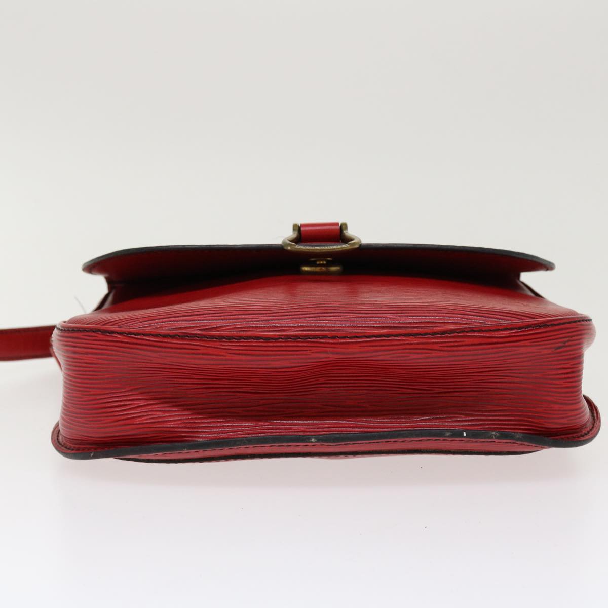 LOUIS VUITTON Epi Saint Cloud GM Shoulder Bag Red M52197 LV Auth 38231