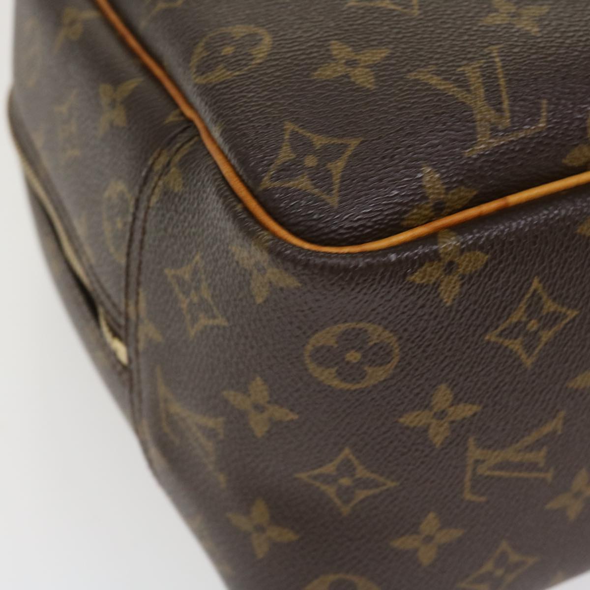 LOUIS VUITTON Monogram Deauville Hand Bag M47270 LV Auth 38240