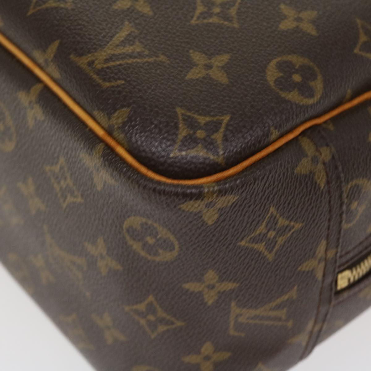 LOUIS VUITTON Monogram Deauville Hand Bag M47270 LV Auth 38240