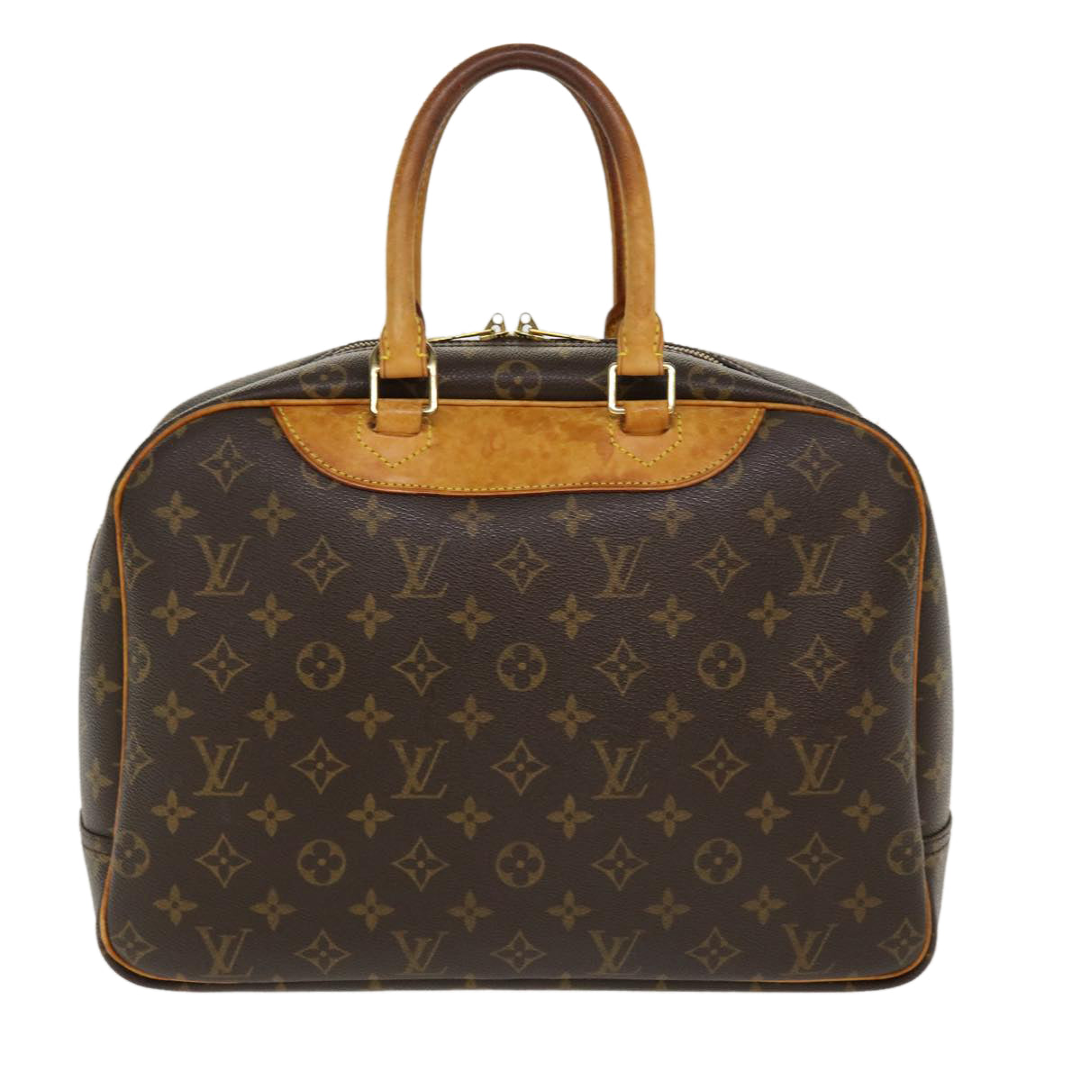 LOUIS VUITTON Monogram Deauville Hand Bag M47270 LV Auth 38240