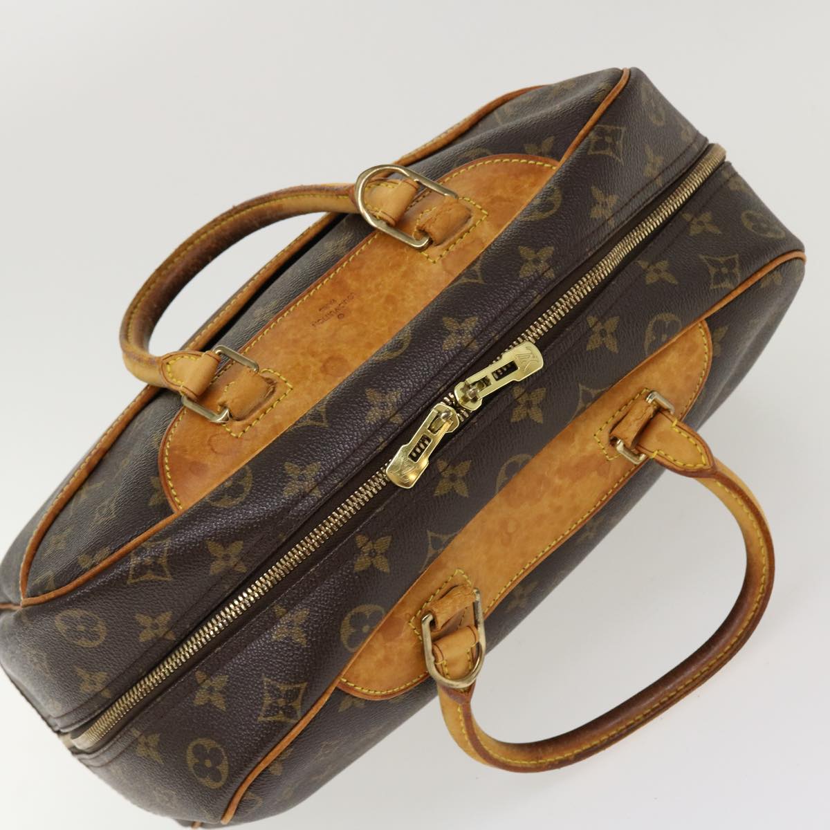 LOUIS VUITTON Monogram Deauville Hand Bag M47270 LV Auth 38240