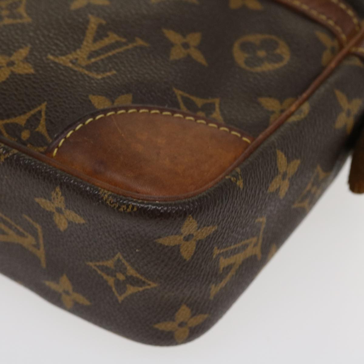 LOUIS VUITTON Monogram Compiegne 28 Clutch Bag M51845 LV Auth 38246