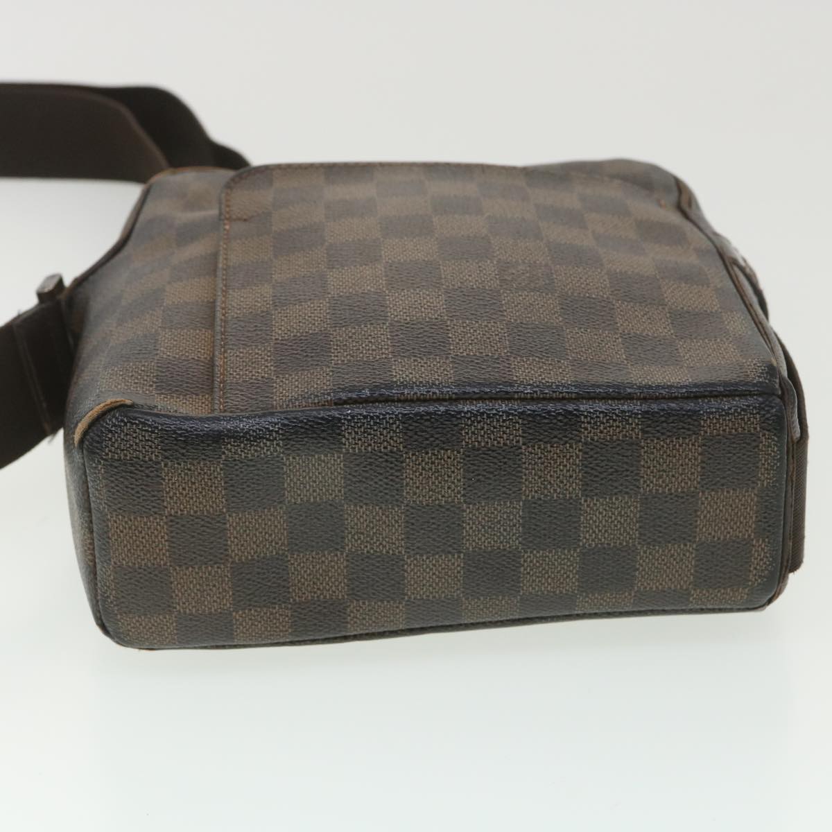 LOUIS VUITTON Damier Ebene Olaf PM Shoulder Bag N41442 LV Auth 38275