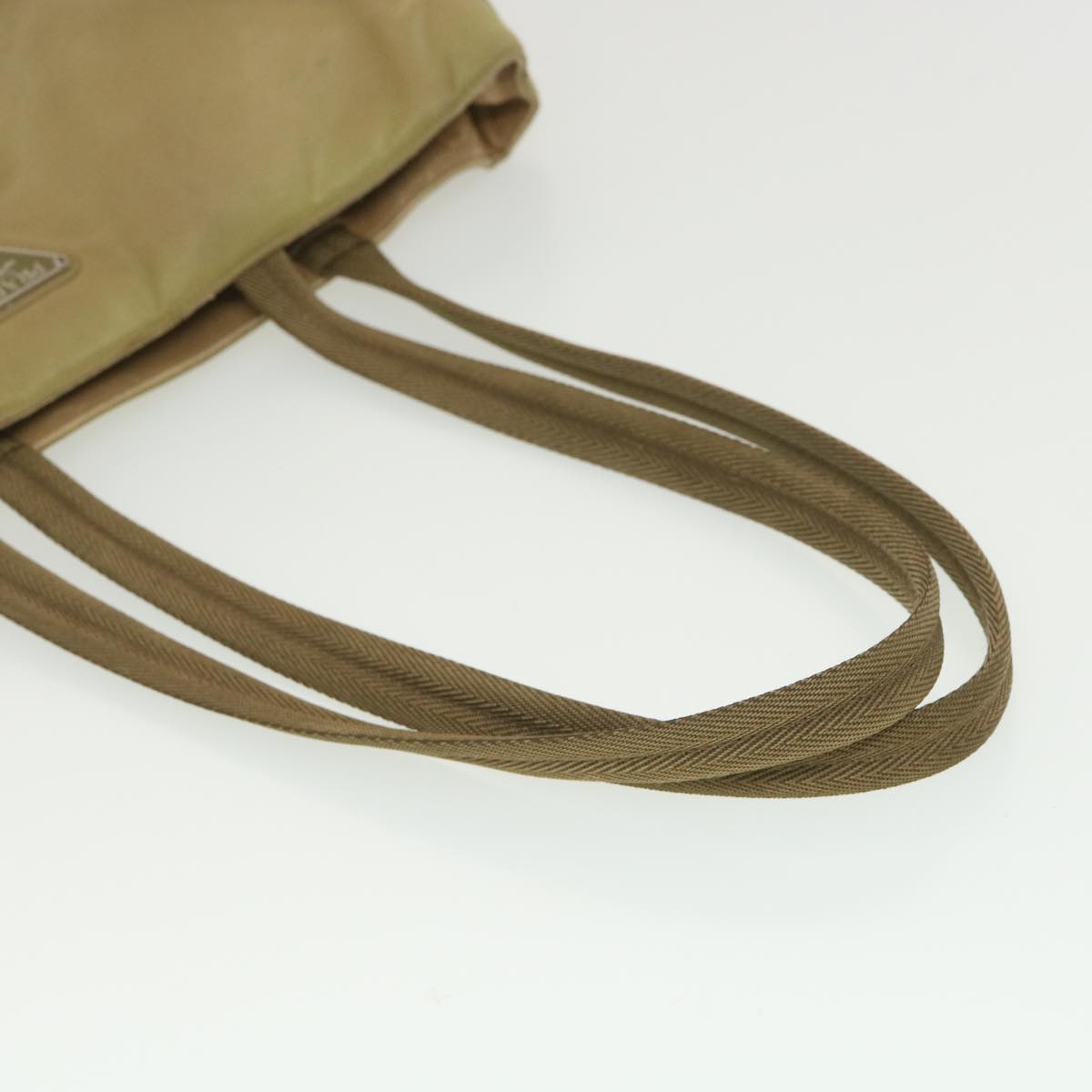 PRADA Shoulder Bag Nylon Khaki Auth 38297