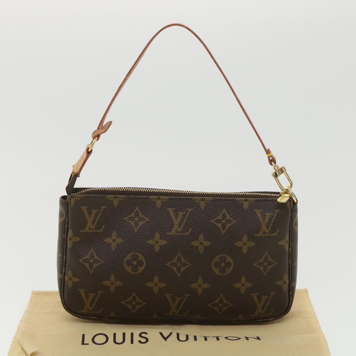 LOUIS VUITTON Monogram Pochette Accessoires Pouch M51980 LV Auth 38335