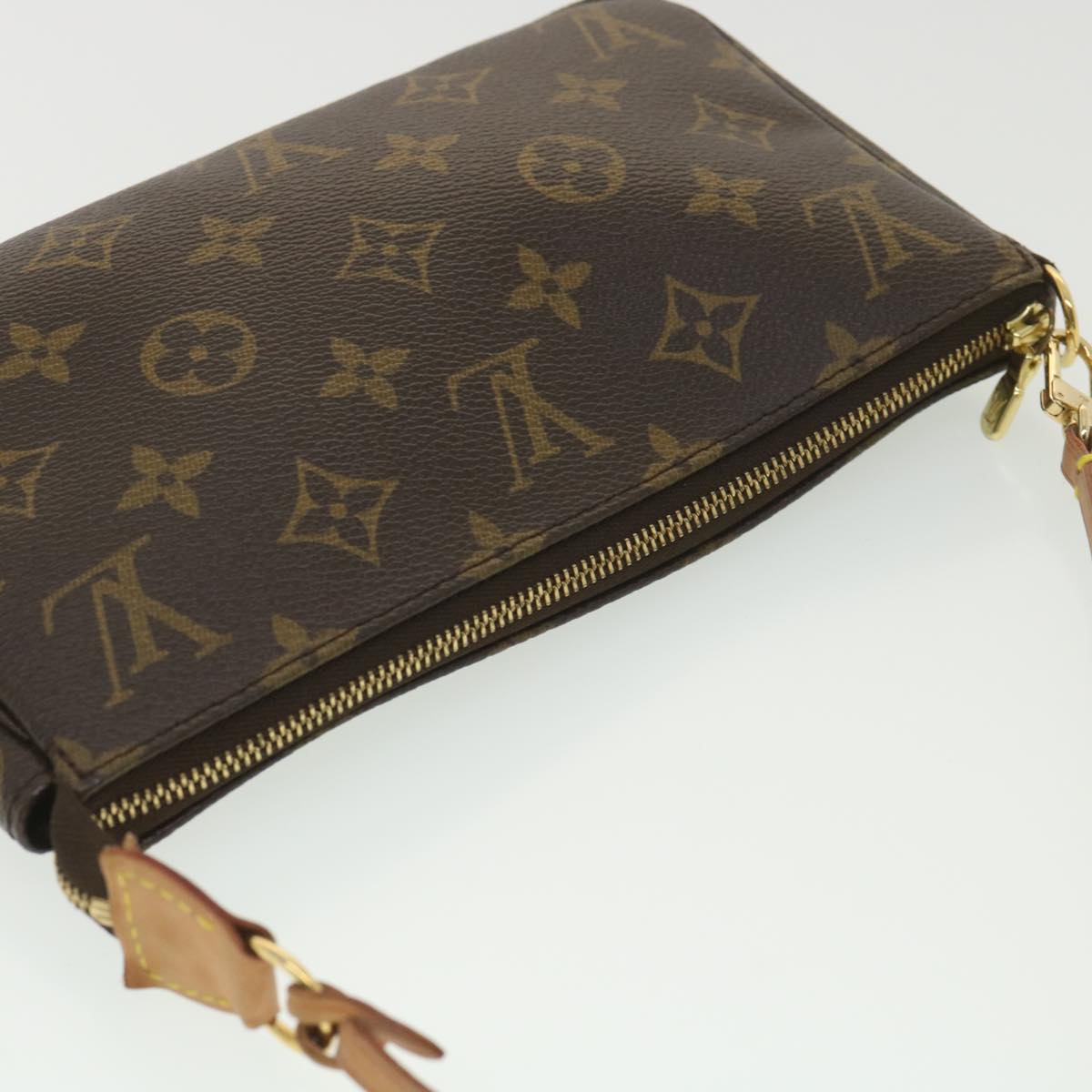 LOUIS VUITTON Monogram Pochette Accessoires Pouch M51980 LV Auth 38335