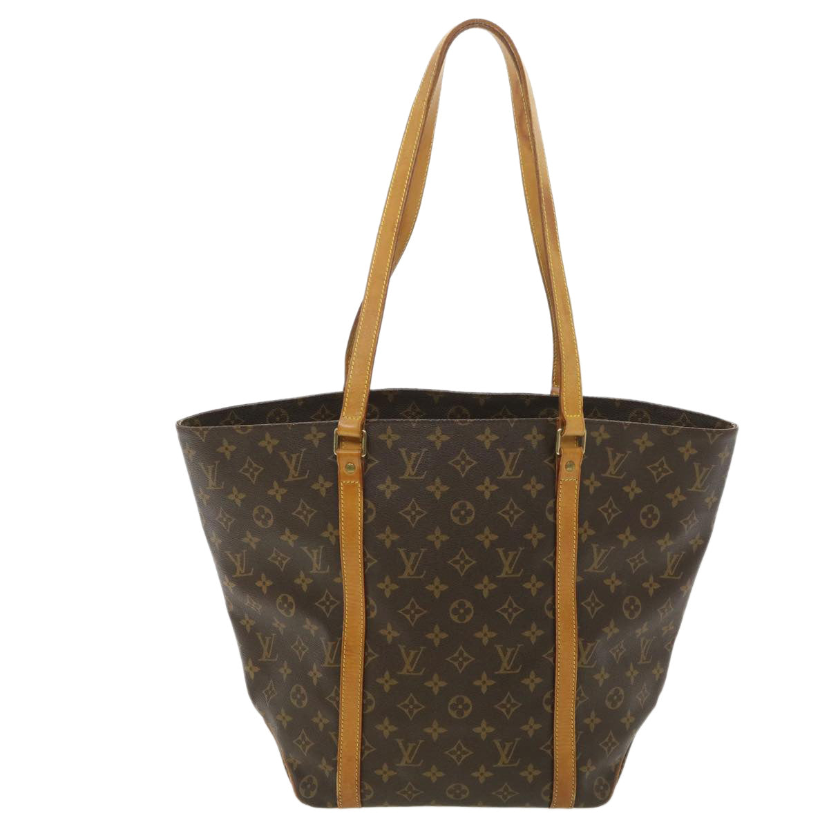 LOUIS VUITTON Monogram Sac Shopping Tote Bag M51108 LV Auth 38337