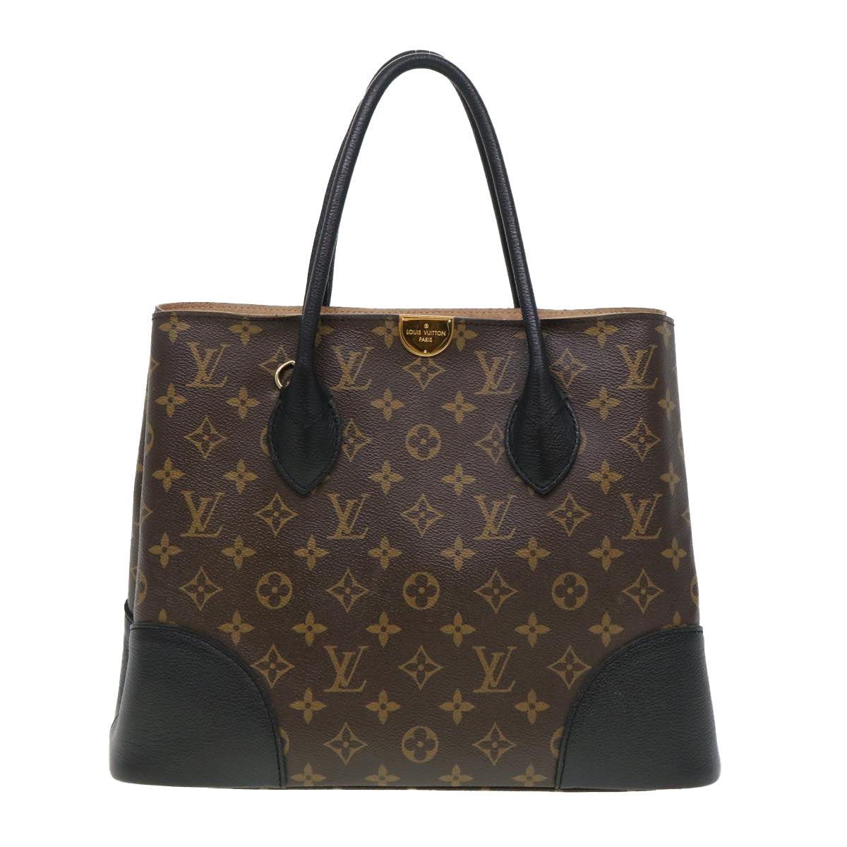 LOUIS VUITTON Monogram Flandrin Tote Bag Black M41595 LV Auth 38344