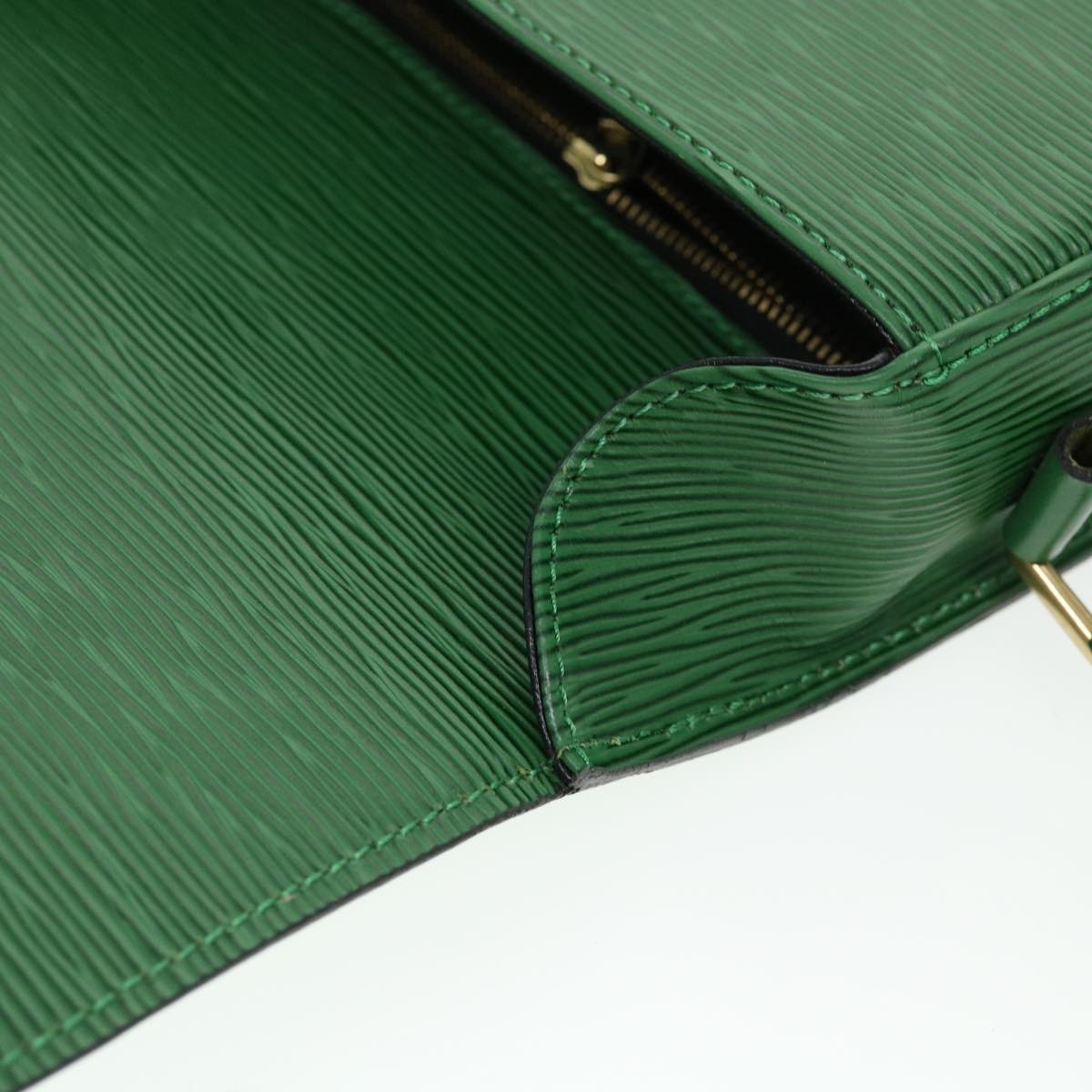 LOUIS VUITTON Epi Saint Cloud GM Shoulder Bag Green M52194 LV Auth 38351