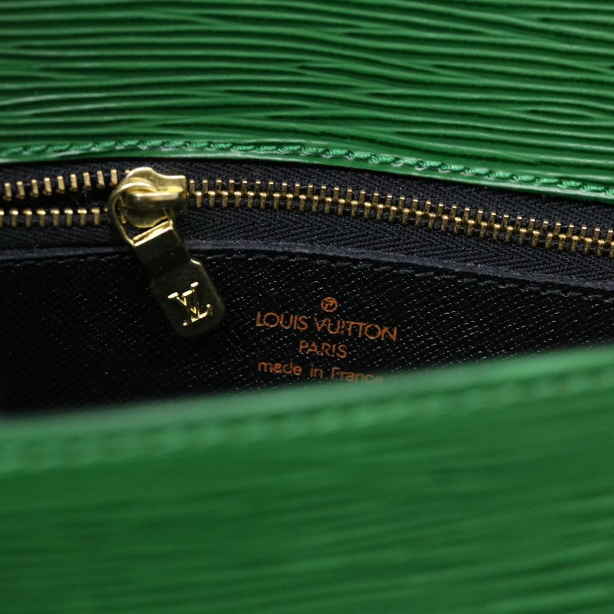 LOUIS VUITTON Epi Saint Cloud GM Shoulder Bag Green M52194 LV Auth 38351