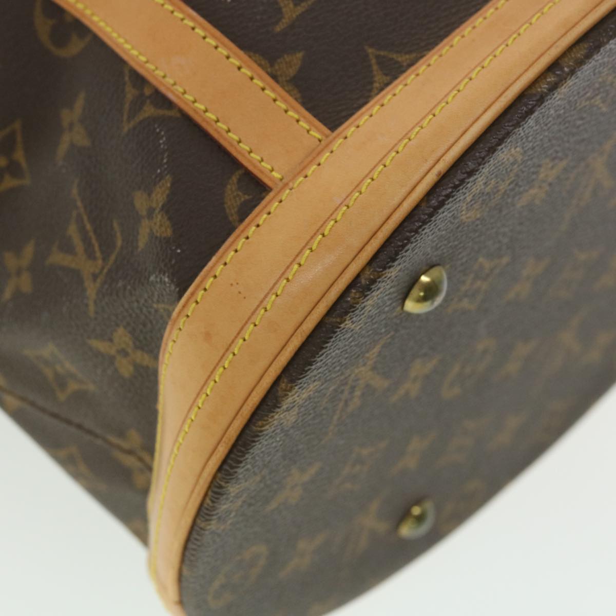 LOUIS VUITTON Monogram Bucket GM Shoulder Bag M42236 LV Auth 38360