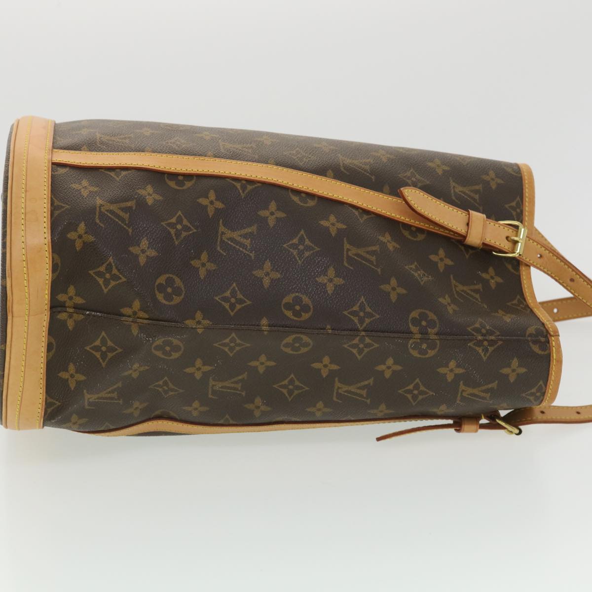 LOUIS VUITTON Monogram Bucket GM Shoulder Bag M42236 LV Auth 38360