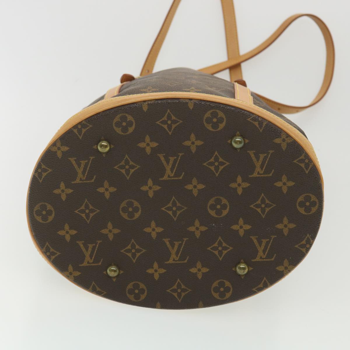 LOUIS VUITTON Monogram Bucket GM Shoulder Bag M42236 LV Auth 38360