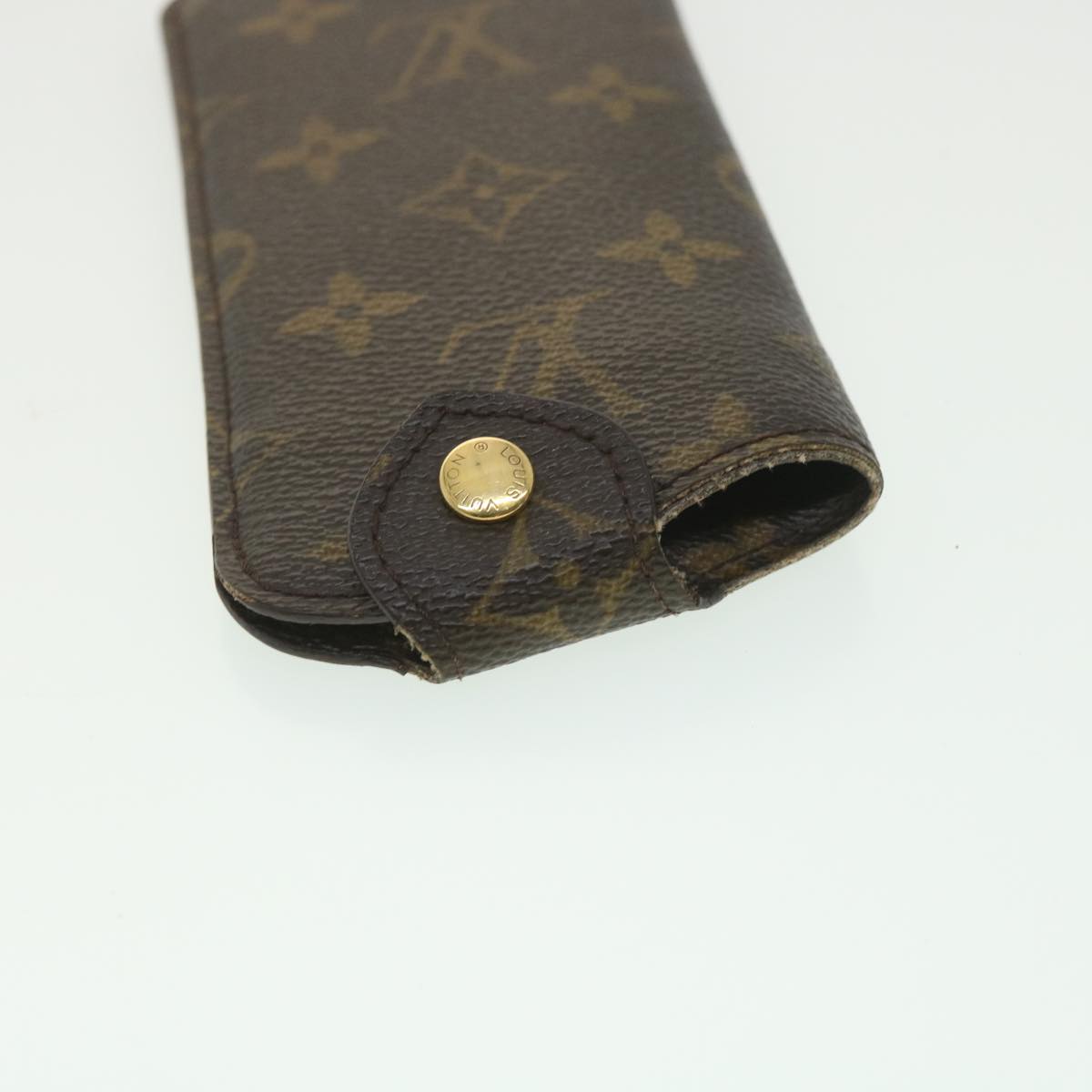 LOUIS VUITTON Monogram Etui Lunette PM Glasses Case M66545 LV Auth 38361