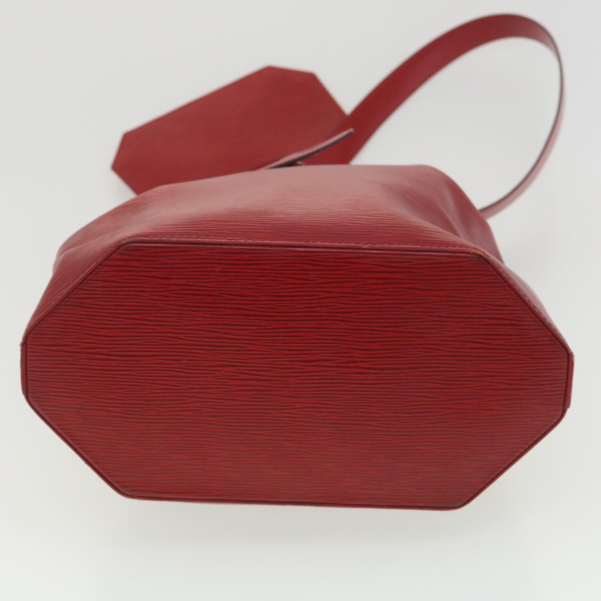 LOUIS VUITTON Epi Sac Depaule PM Shoulder Bag Red M80207 LV Auth 38365