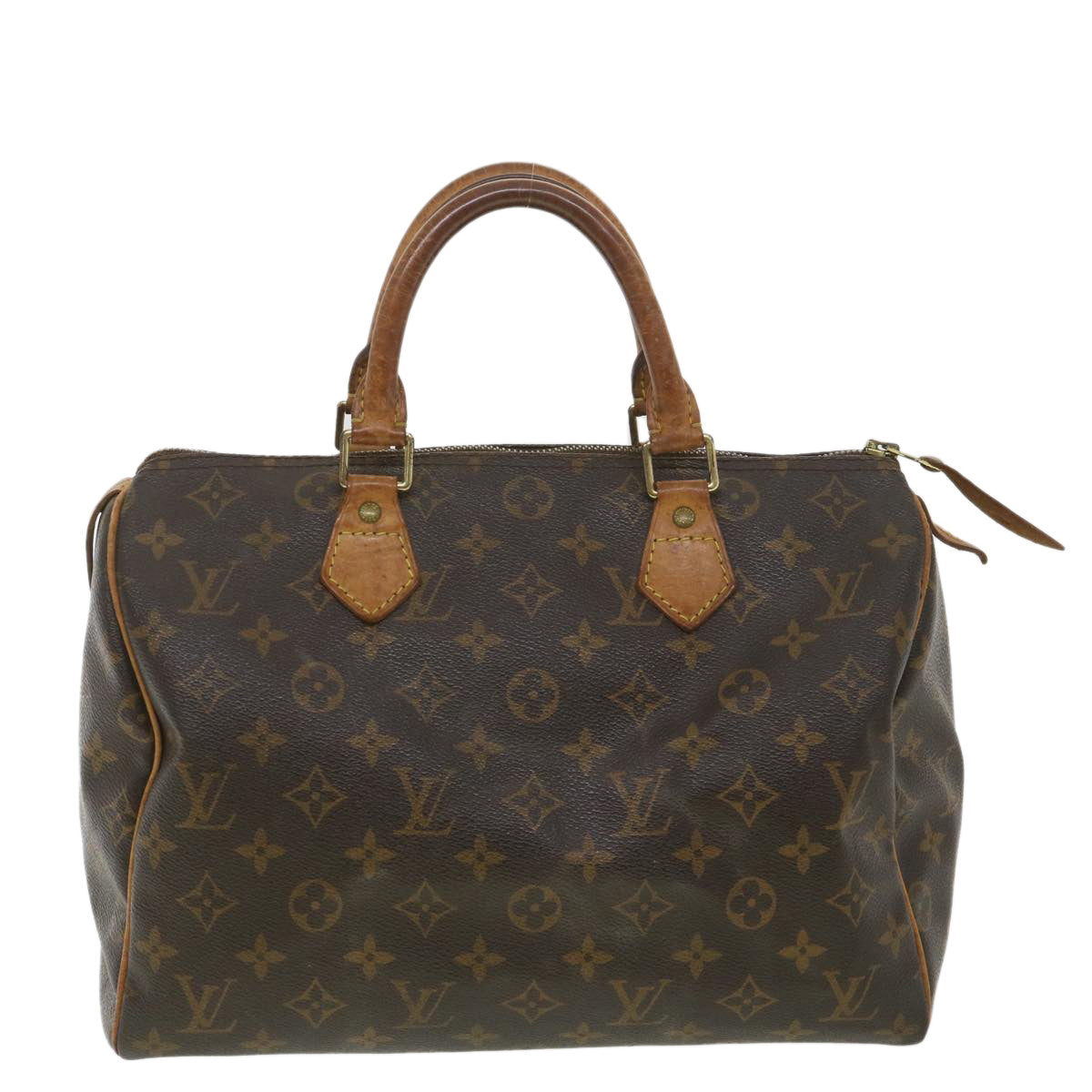 LOUIS VUITTON Monogram Speedy 30 Hand Bag M41526 LV Auth 38370