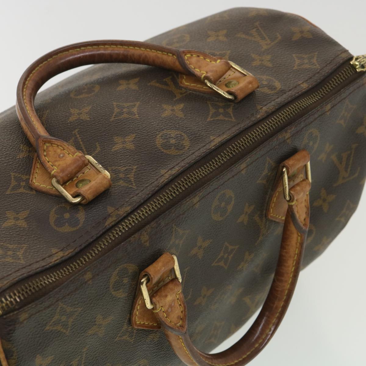 LOUIS VUITTON Monogram Speedy 30 Hand Bag M41526 LV Auth 38370