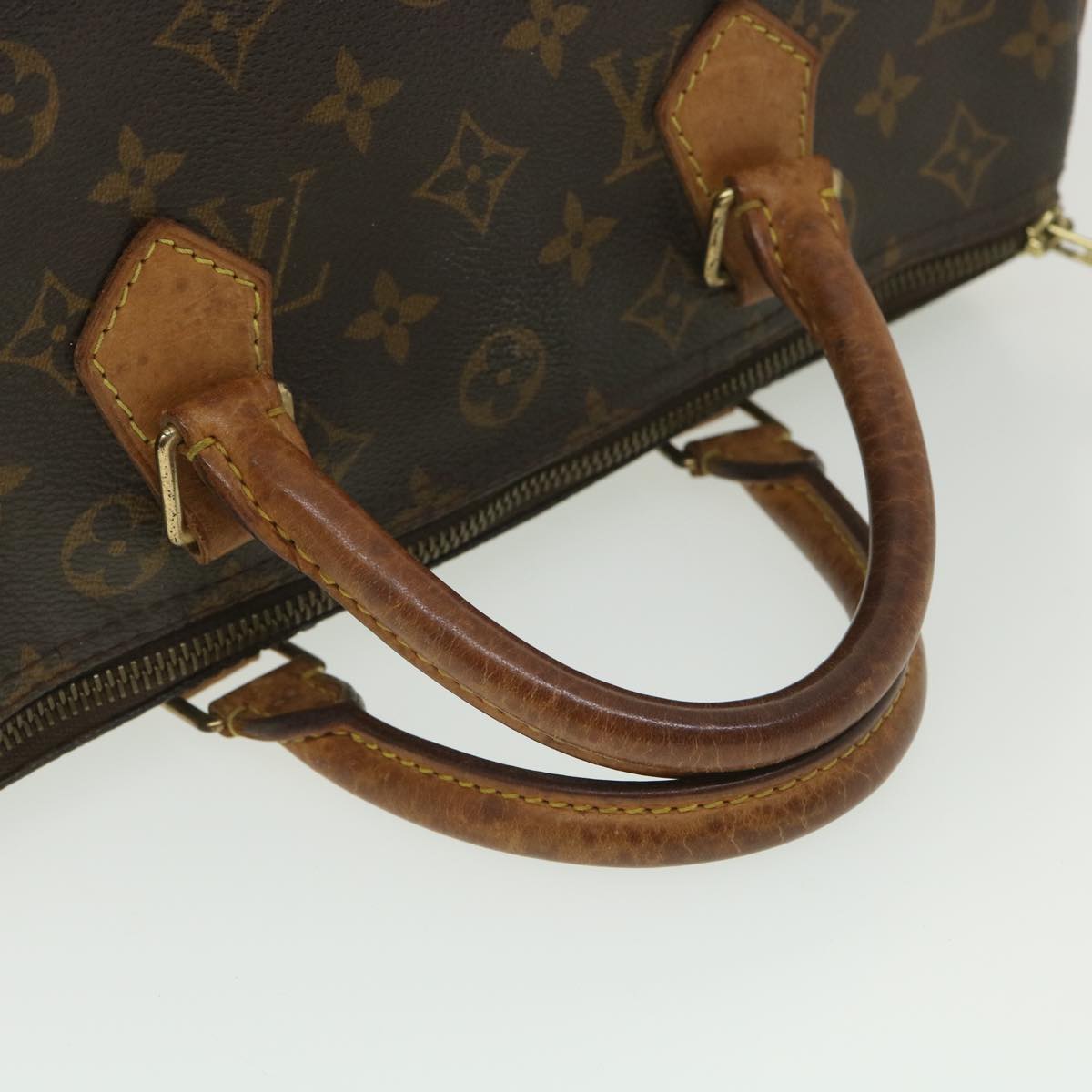 LOUIS VUITTON Monogram Speedy 30 Hand Bag M41526 LV Auth 38370