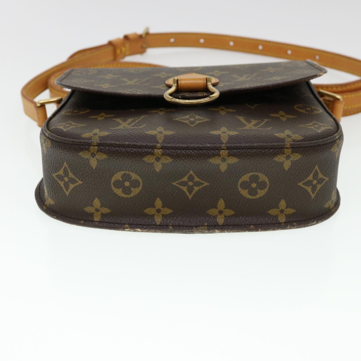 LOUIS VUITTON Monogram Saint Cloud MM Shoulder Bag M51243 LV Auth 38393