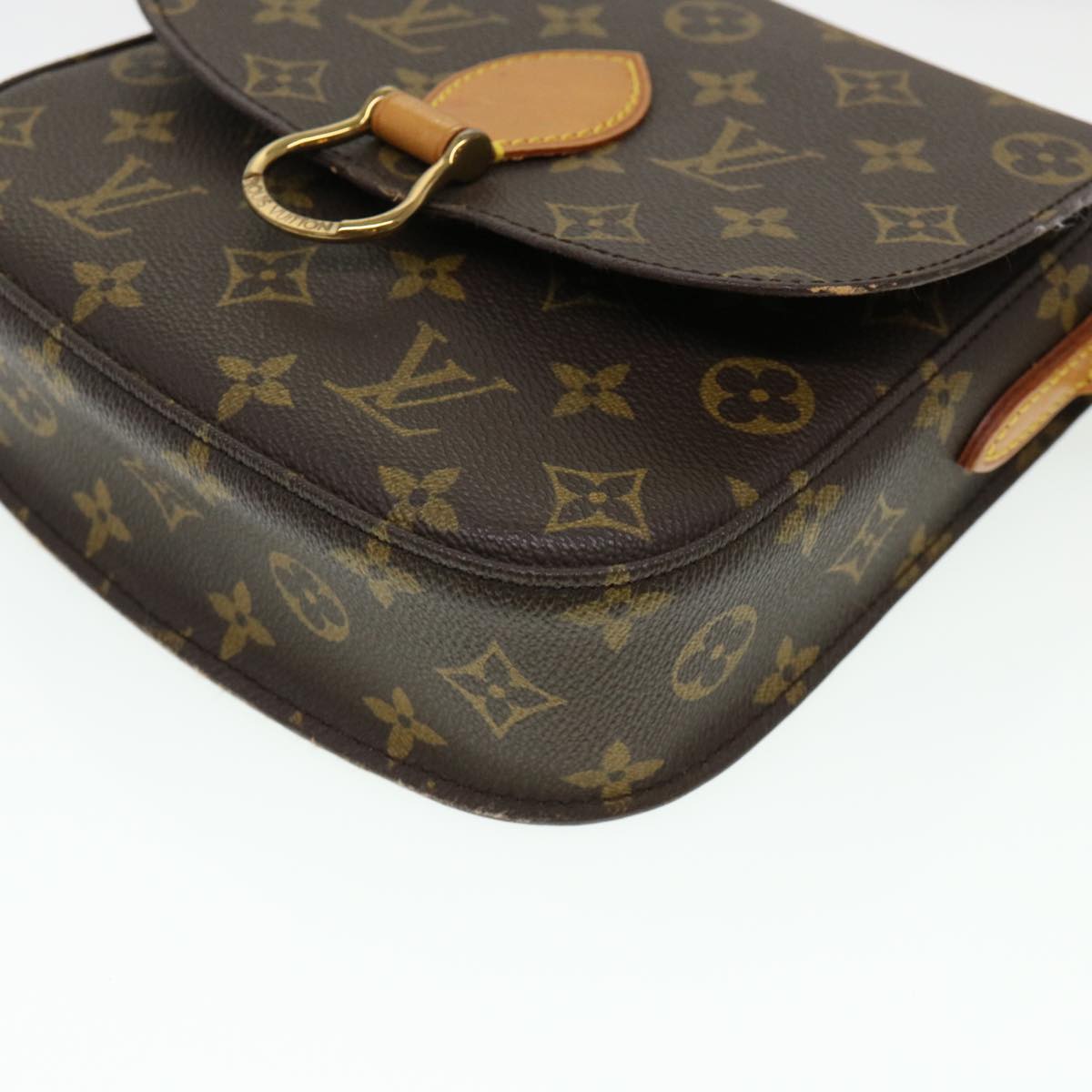 LOUIS VUITTON Monogram Saint Cloud MM Shoulder Bag M51243 LV Auth 38393