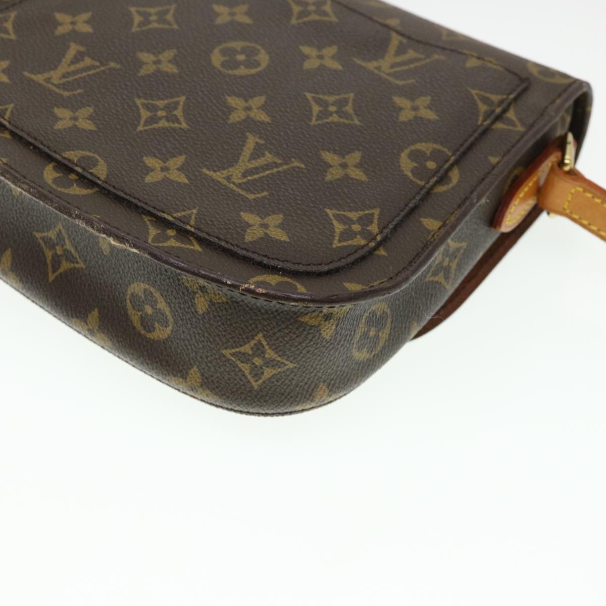 LOUIS VUITTON Monogram Saint Cloud MM Shoulder Bag M51243 LV Auth 38393