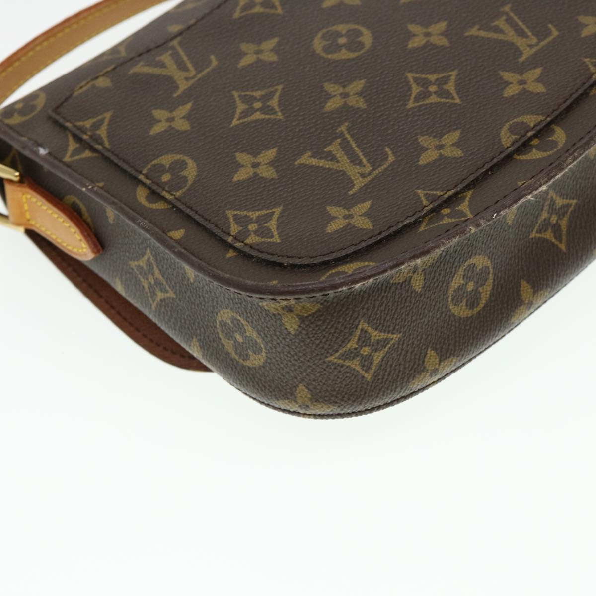 LOUIS VUITTON Monogram Saint Cloud MM Shoulder Bag M51243 LV Auth 38393