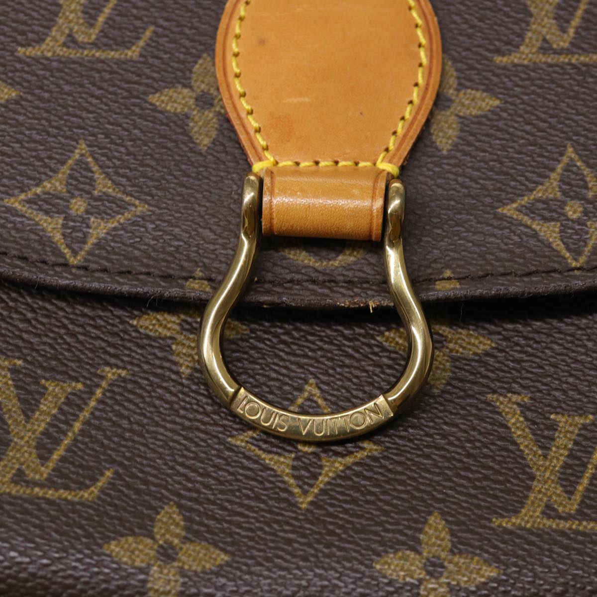 LOUIS VUITTON Monogram Saint Cloud MM Shoulder Bag M51243 LV Auth 38393