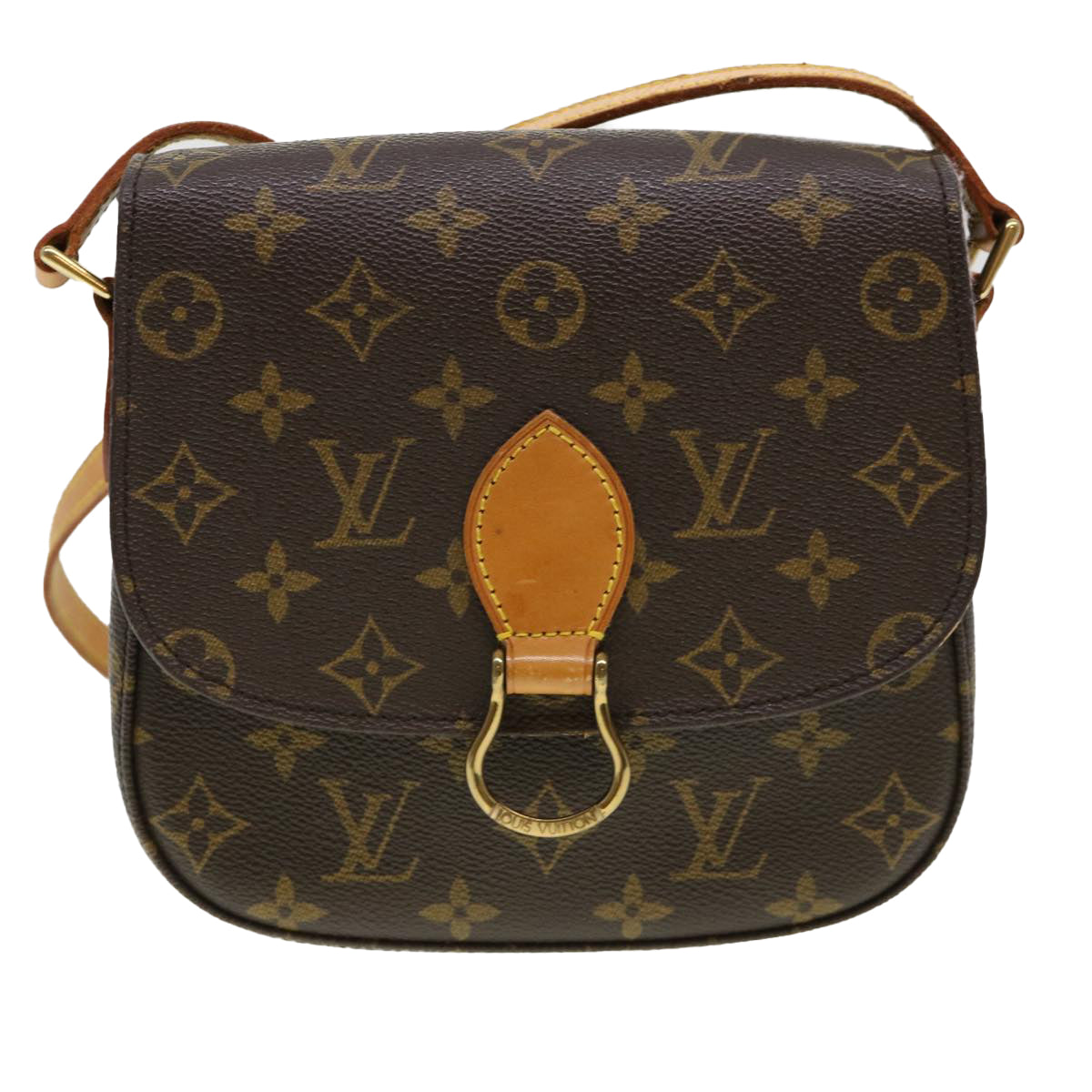 LOUIS VUITTON Monogram Saint Cloud MM Shoulder Bag M51243 LV Auth 38393