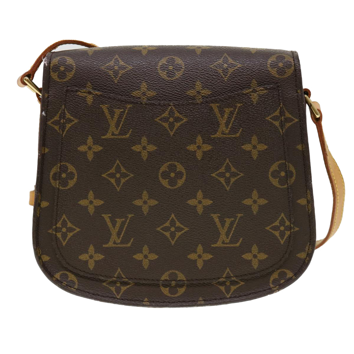 LOUIS VUITTON Monogram Saint Cloud MM Shoulder Bag M51243 LV Auth 38393