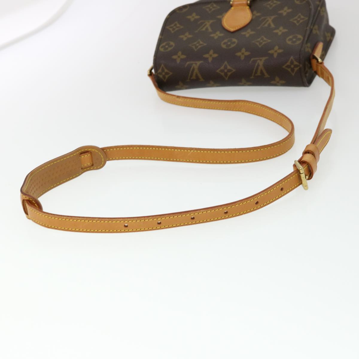 LOUIS VUITTON Monogram Saint Cloud MM Shoulder Bag M51243 LV Auth 38393