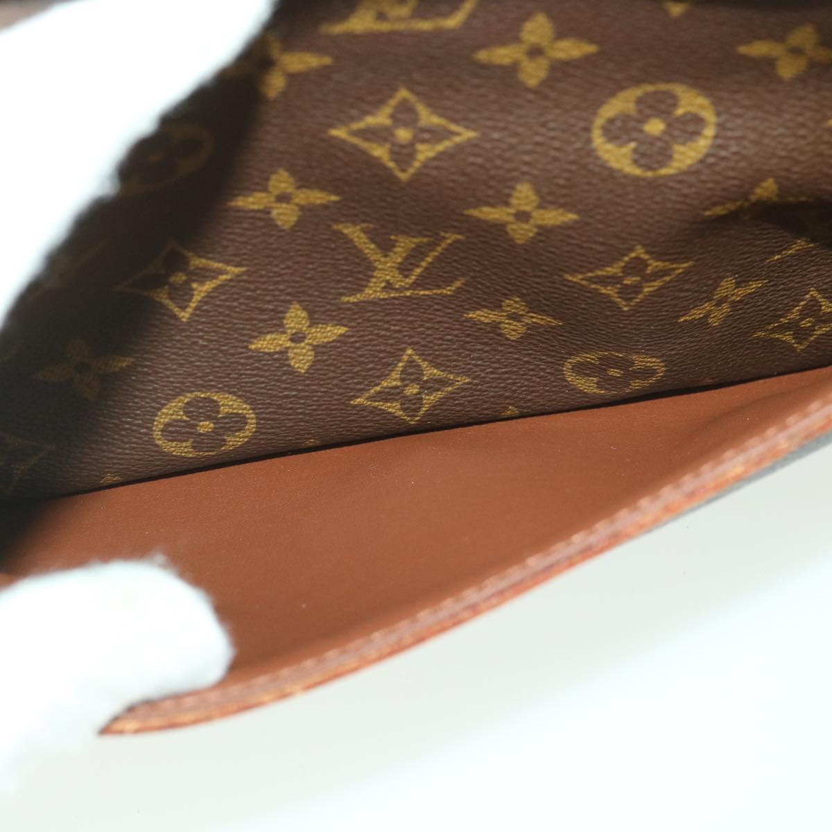 LOUIS VUITTON Monogram Compiegne 28 Clutch Bag M51845 LV Auth 38402