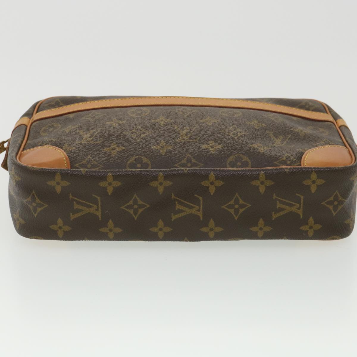 LOUIS VUITTON Monogram Compiegne 28 Clutch Bag M51845 LV Auth 38402