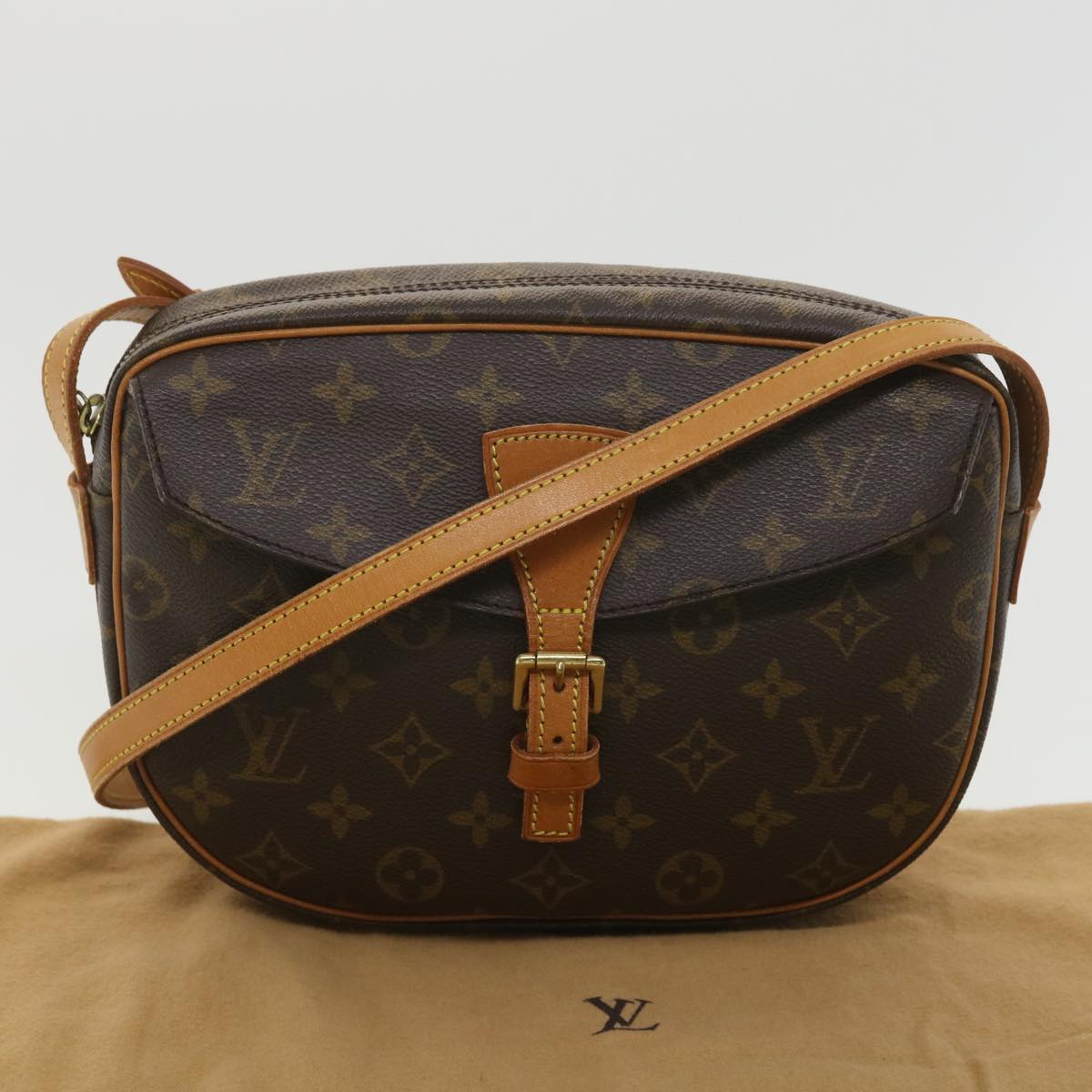 LOUIS VUITTON Monogram Jeune Fille MM Shoulder Bag M51226 LV Auth 38403