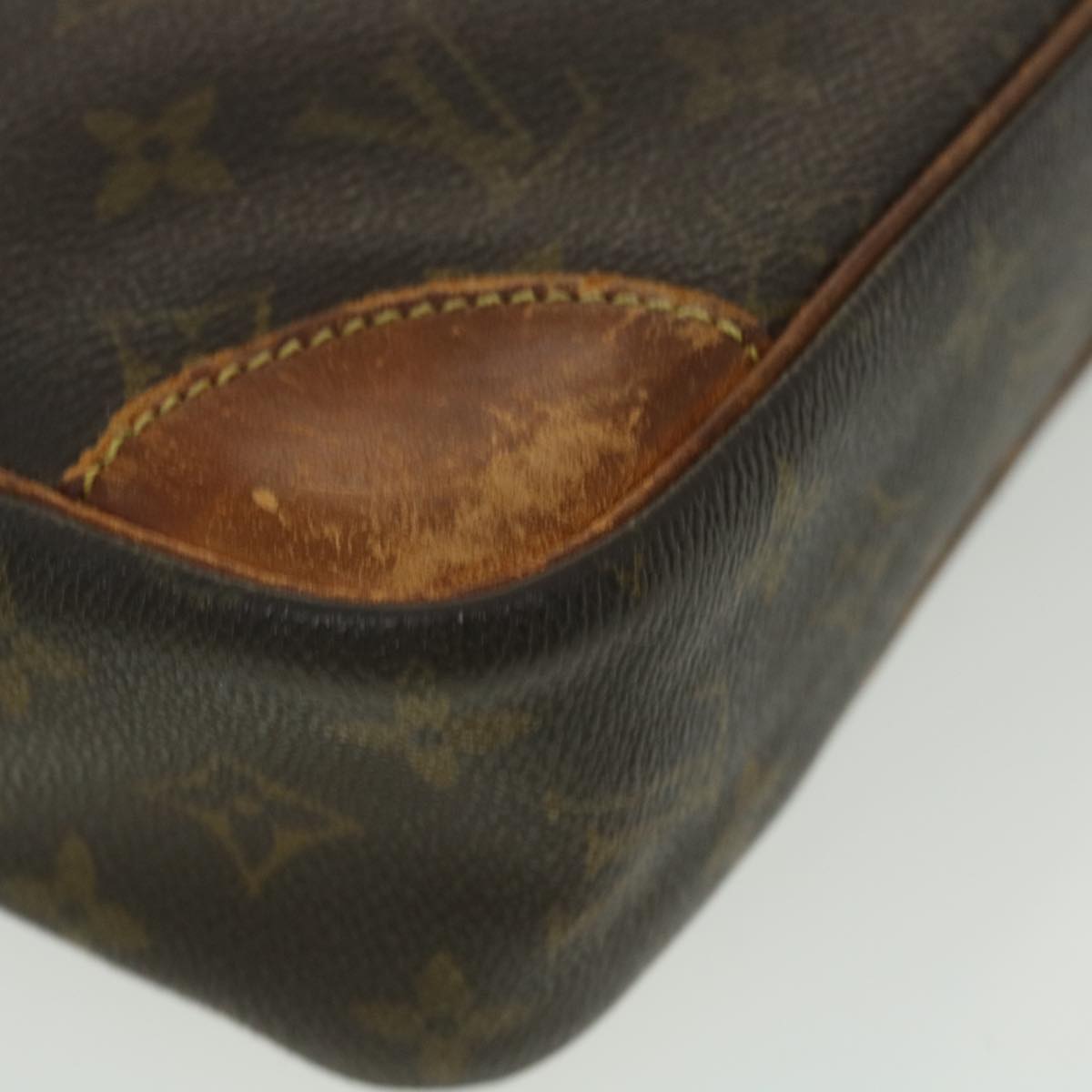 LOUIS VUITTON Monogram Compiegne 28 Clutch Bag M51845 LV Auth 38419