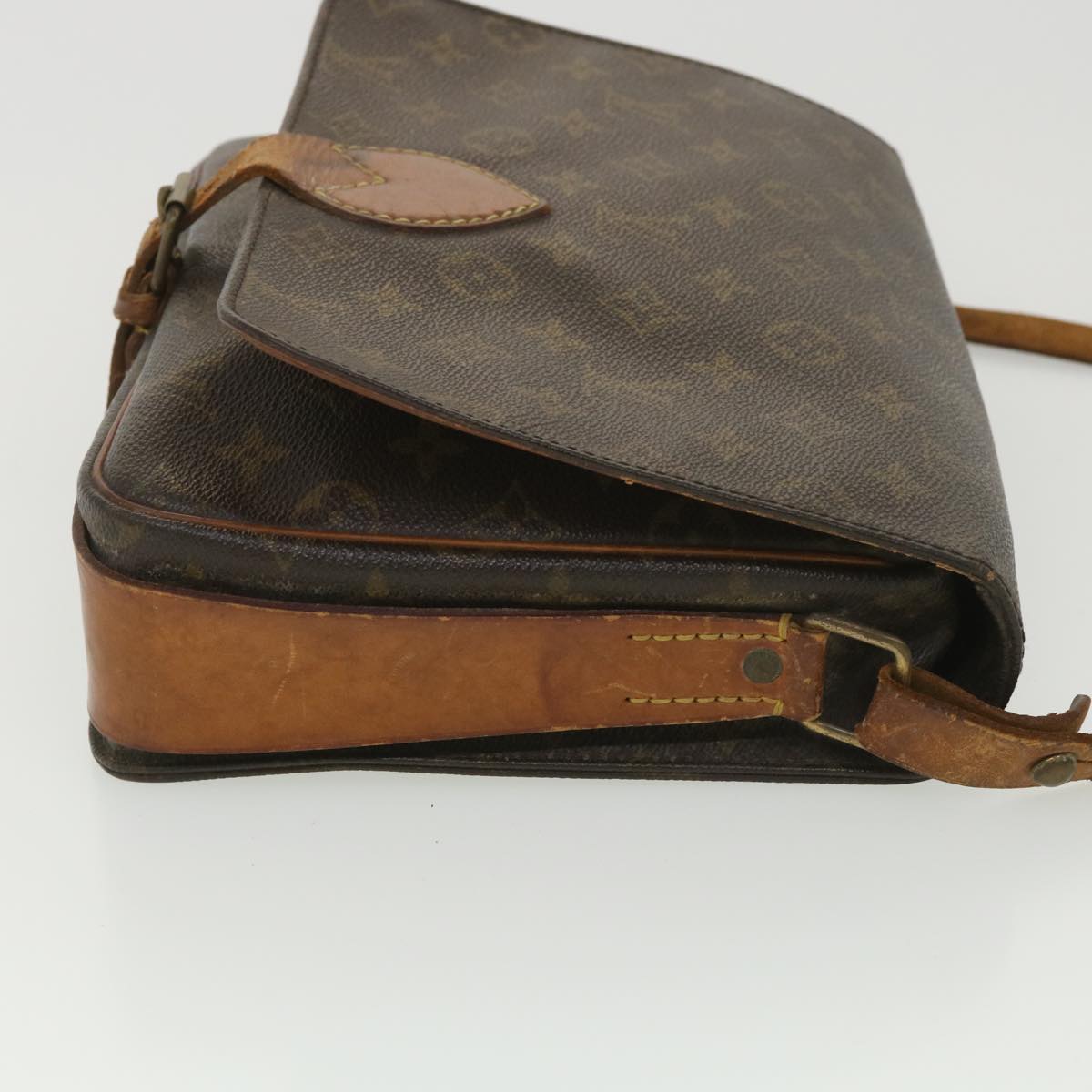 LOUIS VUITTON Monogram Cartouchiere GM Shoulder Bag M51252 LV Auth 38423