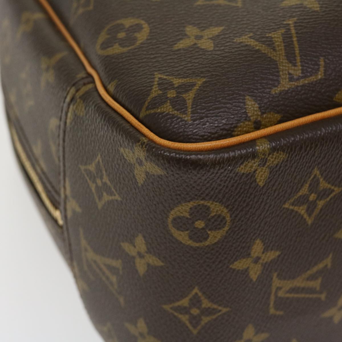 LOUIS VUITTON Monogram Deauville Hand Bag M47270 LV Auth 38427